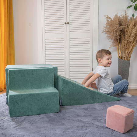 KiddyMoon Piankowy plac zabaw VELVET PPZV-213 Zabawka plac zabaw, zieleń lasu
