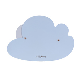 KiddyMoon Relief 3D BR-002 Cloud Akcesoria dekoracje, chmura: niebieski/szary