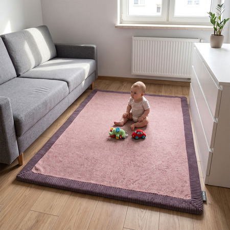 KiddyMoon KM-MT-RUG-1X Аксесуари килимки, рожевий