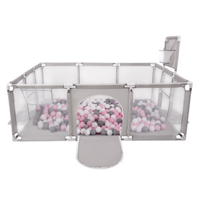 Boisko BO-100X z piłeczkami 6cm Іграшка манеж, сірий