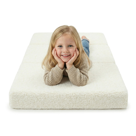 KiddyMoon Fotel TEDDY KFM-700 Меблі пінопластовий, кремовий