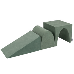 KiddyMoon Piankowy plac zabaw VELVET PPZV-243 Іграшка ігровий майданчик, зелень лісу