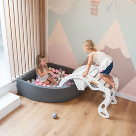 KiddyMoon Bujak dla dzieci WR-001 Іграшка на гойдалках, білий
