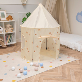  Pawilon PT-100X Zabawka namiot dla dzieci, jasny beż