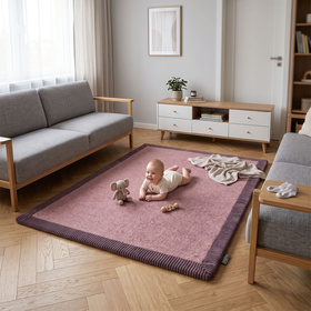 KiddyMoon KM-MT-RUG-1X Аксесуари килимки, рожевий