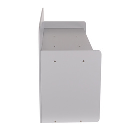 KiddyMoon Ławka z półkami BN-001 Mebel z półkami, szary