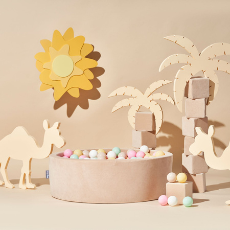 KiddyMoon Relief 3D BR-001 Sun Аксесуари прикраси, сонце: жовтий