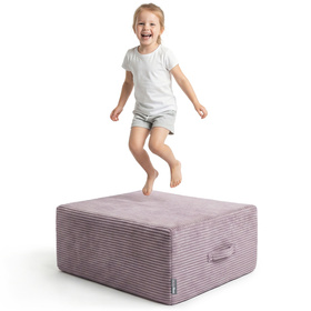 KiddyMoon Pufa/Trampolina KTR-700 Меблі пінопластовий, фіолетовий