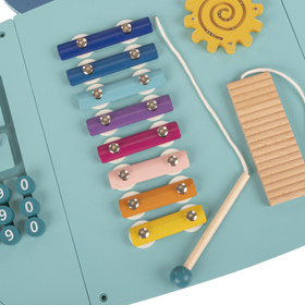 KiddyMoon Tablica manipulacyjna AB-001 Іграшка розвивальна, синій