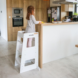 KiddyMoon ST-003 Меблі кухонний помічник, білий