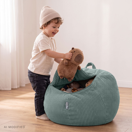 KiddyMoon KM-BAG-ES Меблі крісло, зелений