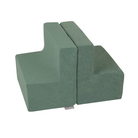 KiddyMoon Piankowy plac zabaw VELVET PPZV-232 Іграшка ігровий майданчик, зелень лісу