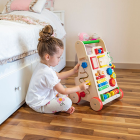 KiddyMoon Chodzik WK-002 Zabawka edukacyjna, wielokolorowy