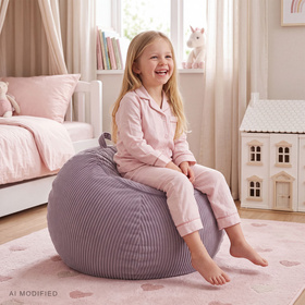 KiddyMoon KM-BAG-ES Меблі крісло, фіолетовий