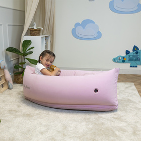 KiddyMoon IP-001 Dmuchana łódka Іграшка сенсорна, рожевий