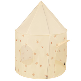  Pawilon PT-100X z piłeczkami 7cm Zabawka namiot dla dzieci, jasny beż: pastelowy beż-biały-perła