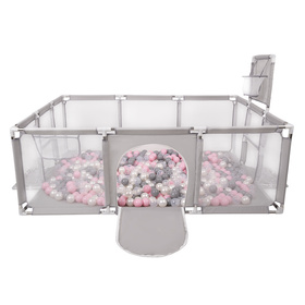 Boisko BO-100X z piłeczkami 6cm Іграшка манеж, сірий