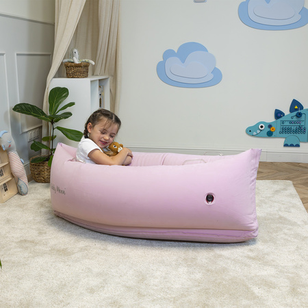 KiddyMoon IP-001 Dmuchana łódka Іграшка сенсорна, рожевий