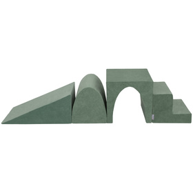 KiddyMoon Piankowy plac zabaw VELVET PPZV-244 Іграшка ігровий майданчик, зелень лісу