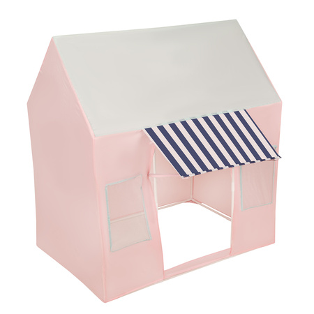  Domek do zabawy PH-300X z piłeczkami 6cm Zabawka namiot dla dzieci, różowo-miętowy: babyblue-pudrowy róż-perła
