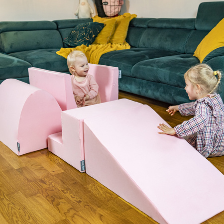KiddyMoon Piankowy plac zabaw PPZ-221 Іграшка ігровий майданчик, рожевий
