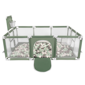 Boisko BO-100X z piłeczkami 6cm Іграшка манеж, зелений
