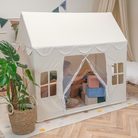 KiddyMoon Domek do zabawy PH-001 Іграшка намет для дітей, Природний