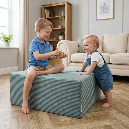 KiddyMoon Pufa/Trampolina KTR-700 Меблі пінопластовий, зелений