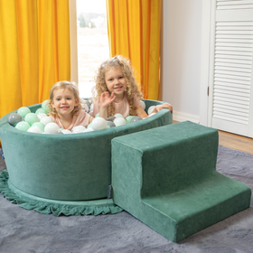 KiddyMoon Piankowy plac zabaw VELVET PPZV-211 Zabawka plac zabaw, zieleń lasu