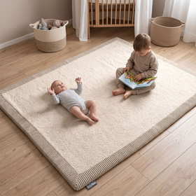 KiddyMoon KM-MT-RUG-1X Аксесуари килимки, бежевий