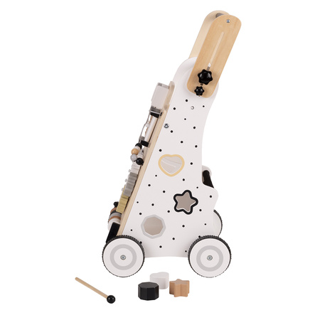 KiddyMoon Chodzik WK-001 Іграшка розвивальна, чорно-білий