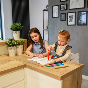 KiddyMoon ST-003 Меблі кухонний помічник, natural new