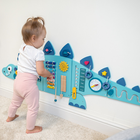 KiddyMoon Tablica manipulacyjna AB-001 Іграшка розвивальна, синій