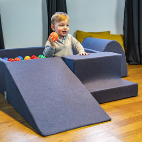KiddyMoon Piankowy plac zabaw PPZ-213 Zabawka plac zabaw, granatowy