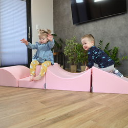 KiddyMoon Piankowy plac zabaw PPZ-214 Іграшка ігровий майданчик, рожевий
