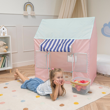 Domek do zabawy PH-300X Іграшка намет для дітей, рожево-м’ятний