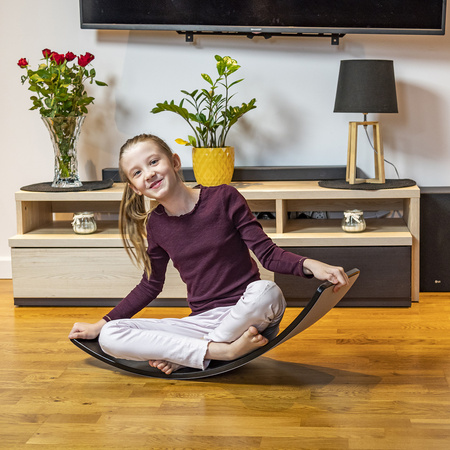 KiddyMoon Deska balansująca BB-001 Іграшка спортивна, чорний