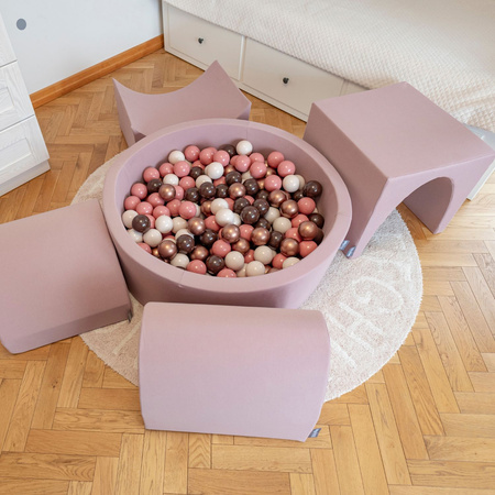 KiddyMoon Piankowy plac zabaw PPZ-234 Zabawka plac zabaw, wrzosowy