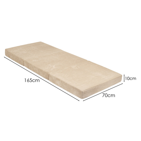 KiddyMoon Materac KMM-1650 Меблі пінопластовий, бежевий
