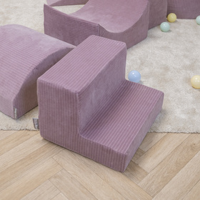 KiddyMoon Piankowy plac zabaw STRIPES PPZVS-211 Іграшка ігровий майданчик, fioletowy