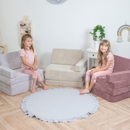 KiddyMoon Fotel KFM-700 Меблі пінопластовий, фіолетовий