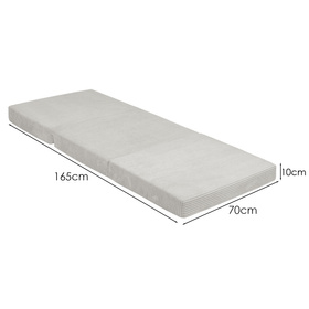 KiddyMoon Materac KMM-1650 Меблі пінопластовий, світло-сірий