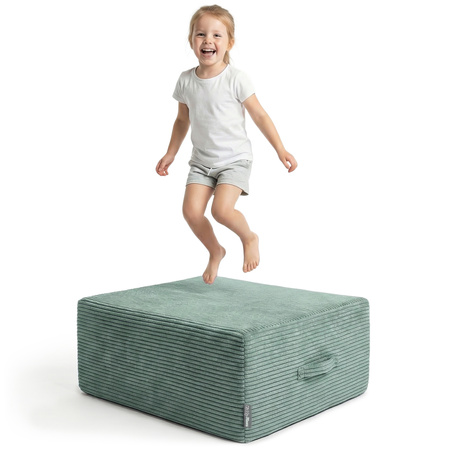 KiddyMoon Pufa/Trampolina KTR-700 Меблі пінопластовий, зелений