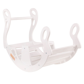 KiddyMoon Bujak dla dzieci WR-001 Іграшка на гойдалках, білий