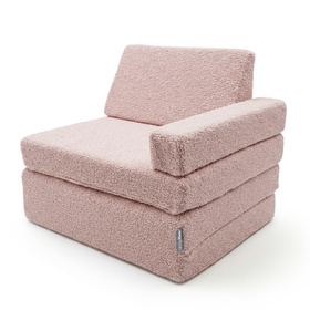 KiddyMoon Fotel TEDDY KFM-700 Меблі пінопластовий, рожевий