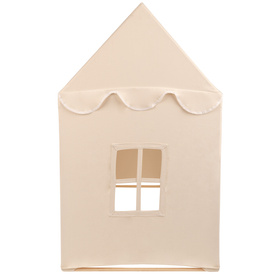KiddyMoon Domek dla dzieci PH-001 z piłeczkami 7cm Zabawka namiot dla dzieci, natural: pastelowy niebieski-pastelowy żółty-biały-mięta-pudrowy róż