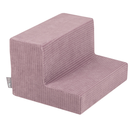 KiddyMoon Piankowy plac zabaw STRIPES PPZP-OK30VS-122 z piłeczkami Zabawka plac zabaw, fioletowy: pastelowy niebieski-perła-pudrowy róż-biały