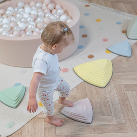 KiddyMoon Kamienie balansujące RS-001 Іграшка спортивна, багатокольоровий