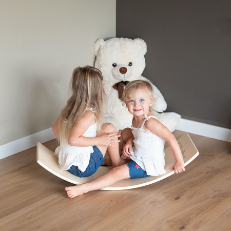 KiddyMoon Deska balansująca BB-001 Іграшка спортивна, сірий