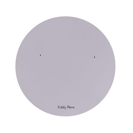 KiddyMoon Relief 3D BR-004 FullMoon Akcesoria dekoracje, księżyc: szary